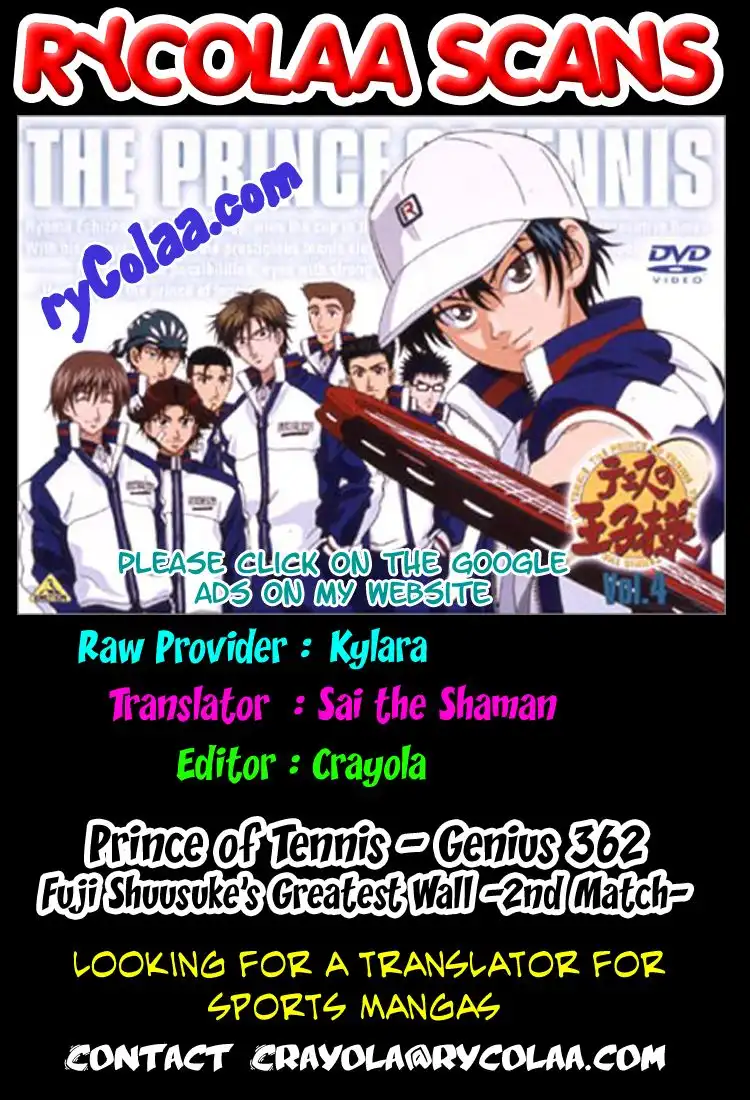 Prince of Tennis Chapter 362 1